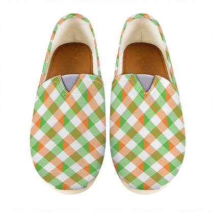 Irish Plaid Saint Patrick's Day Print Casual Shoes