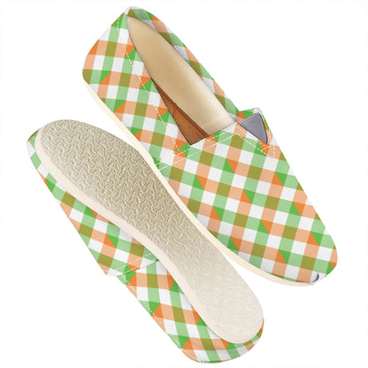 Irish Plaid Saint Patrick's Day Print Casual Shoes