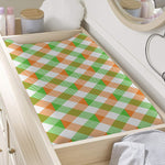 Irish Plaid Saint Patrick's Day Print Changing Pad Cover