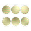 Irish Plaid Saint Patrick's Day Print Coaster Set
