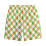 Irish Plaid Saint Patrick's Day Print Cotton Shorts