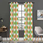 Irish Plaid Saint Patrick's Day Print Curtain