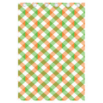 Irish Plaid Saint Patrick's Day Print Curtain