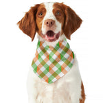 Irish Plaid Saint Patrick's Day Print Dog Bandana