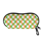 Irish Plaid Saint Patrick's Day Print Glasses Case