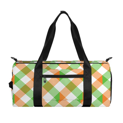 Irish Plaid Saint Patrick's Day Print Gym Bag