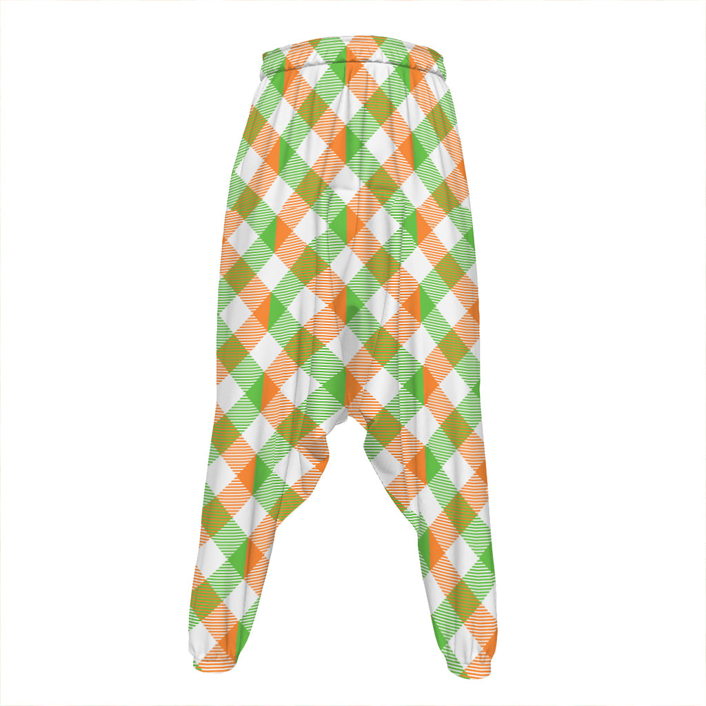 Irish Plaid Saint Patrick's Day Print Hammer Pants