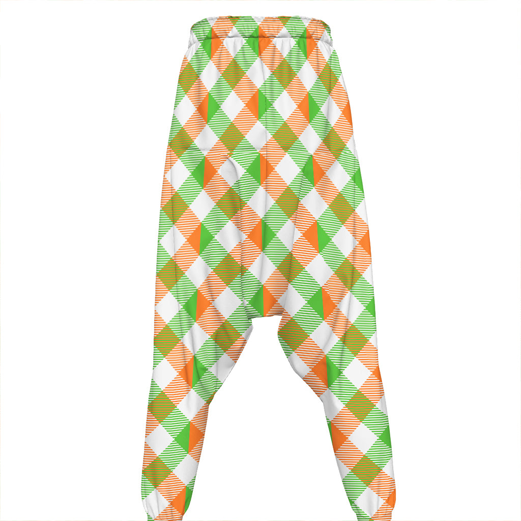 Irish Plaid Saint Patrick's Day Print Hammer Pants