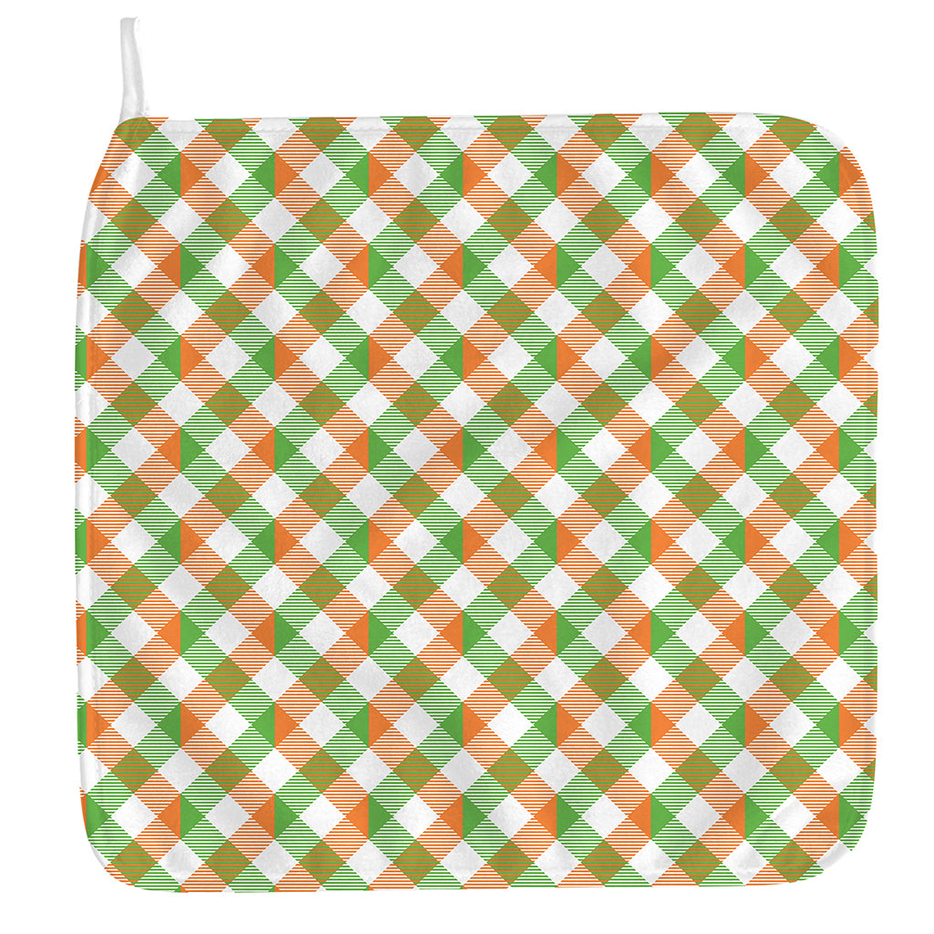 Irish Plaid Saint Patrick's Day Print Hand Towel