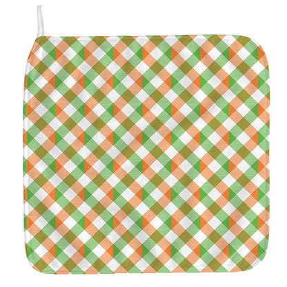 Irish Plaid Saint Patrick's Day Print Hand Towel