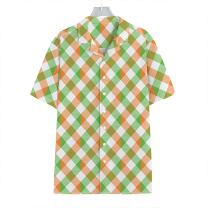 Irish Plaid Saint Patrick's Day Print Hawaiian Shirt