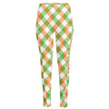 Irish Plaid Saint Patrick's Day Print High-Waisted Pocket Leggings