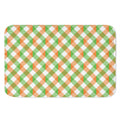 Irish Plaid Saint Patrick's Day Print Indoor Door Mat