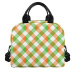 Irish Plaid Saint Patrick's Day Print Insulated Lunch Bag