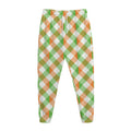 Irish Plaid Saint Patrick's Day Print Jogger Pants
