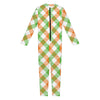 Irish Plaid Saint Patrick's Day Print Jumpsuit