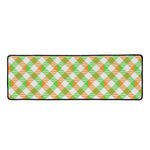 Irish Plaid Saint Patrick's Day Print Long Kitchen Mat