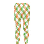 Irish Plaid Saint Patrick's Day Print Men's leggings