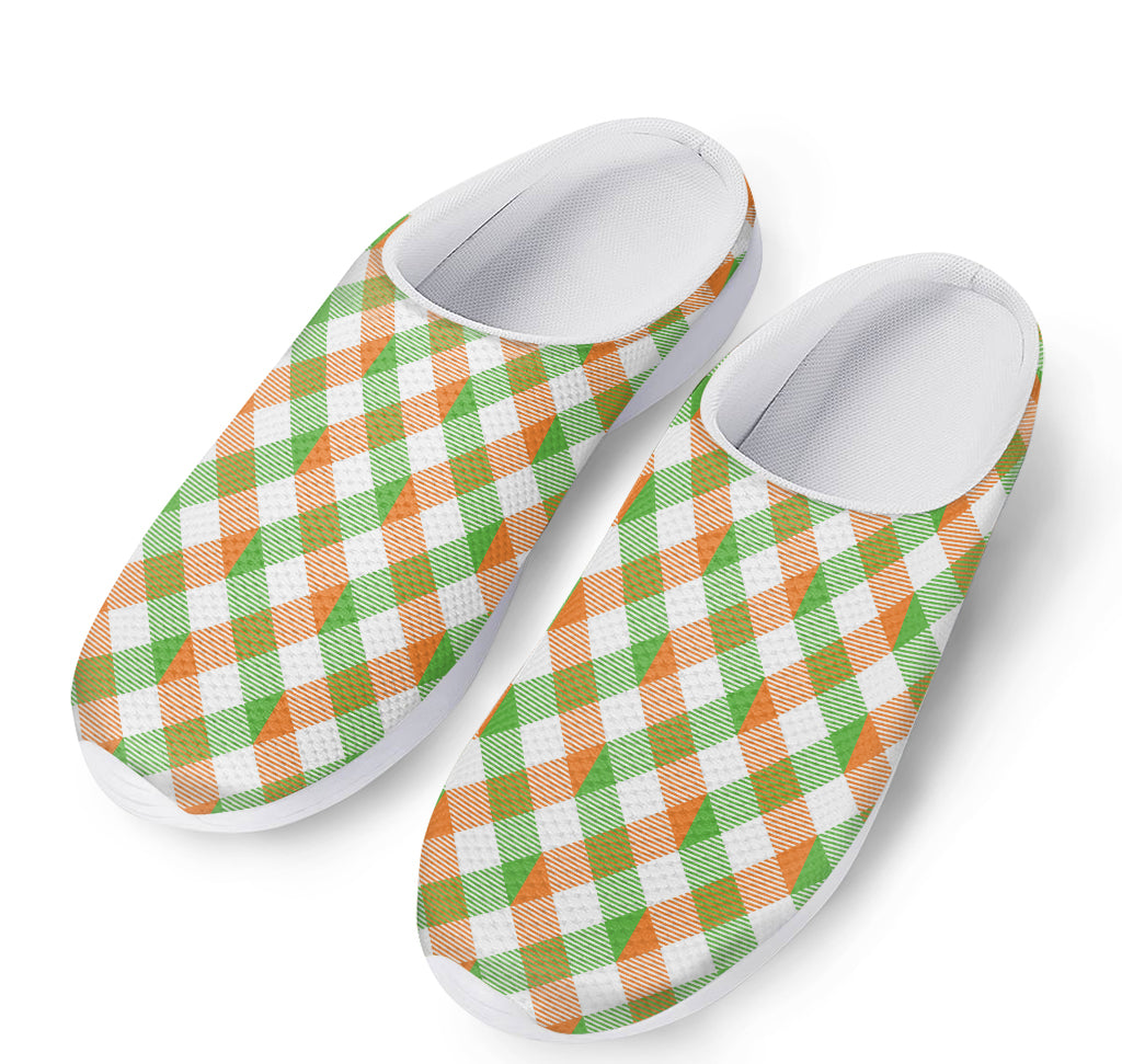 Irish Plaid Saint Patrick's Day Print Mesh Casual Shoes