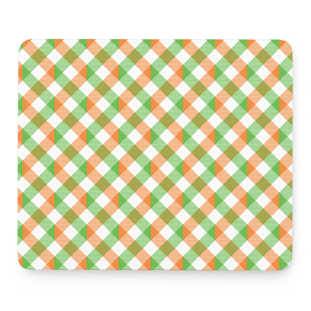 Irish Plaid Saint Patrick's Day Print Mouse Pad