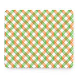 Irish Plaid Saint Patrick's Day Print Mouse Pad