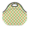 Irish Plaid Saint Patrick's Day Print Neoprene Lunch Bag