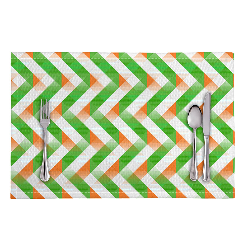 Irish Plaid Saint Patrick's Day Print Placemat