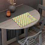 Irish Plaid Saint Patrick's Day Print Placemat