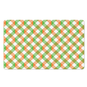 Irish Plaid Saint Patrick's Day Print Polyester Doormat