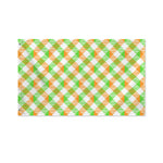 Irish Plaid Saint Patrick's Day Print Polyester Flag
