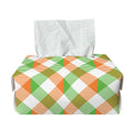 Irish Plaid Saint Patrick's Day Print Rectangle Tissue Box Cover