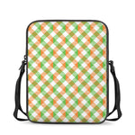 Irish Plaid Saint Patrick's Day Print Rectangular Crossbody Bag