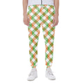 Irish Plaid Saint Patrick's Day Print Joggers
