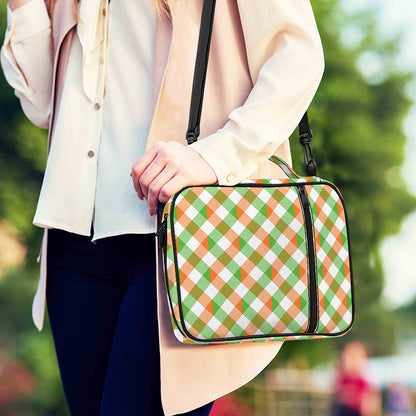 Irish Plaid Saint Patrick's Day Print Shoulder Strap Bible Bag