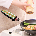 Irish Plaid Saint Patrick's Day Print Skillet Handle Cover