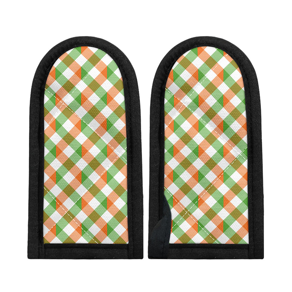 Irish Plaid Saint Patrick's Day Print Skillet Handle Cover