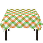 Irish Plaid Saint Patrick's Day Print Tablecloth