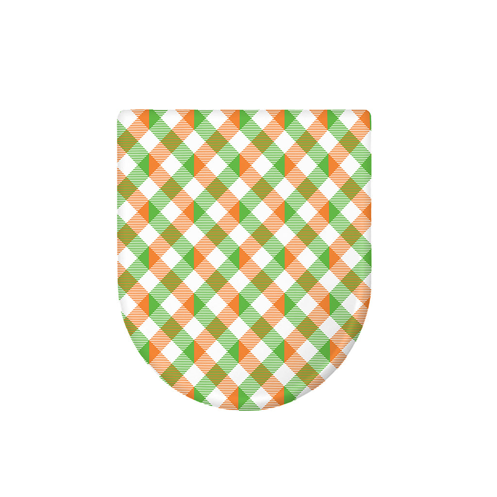 Irish Plaid Saint Patrick's Day Print Toilet Lid Cover
