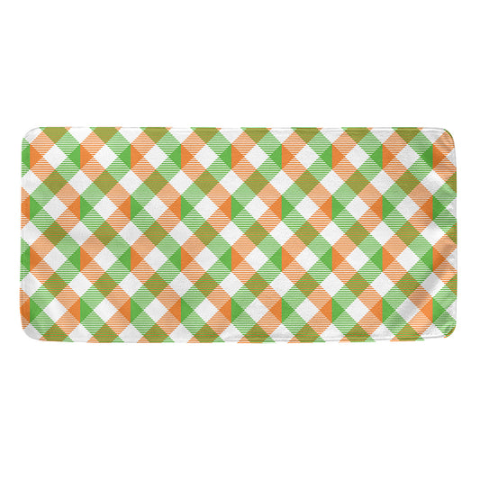 Irish Plaid Saint Patrick's Day Print Towel