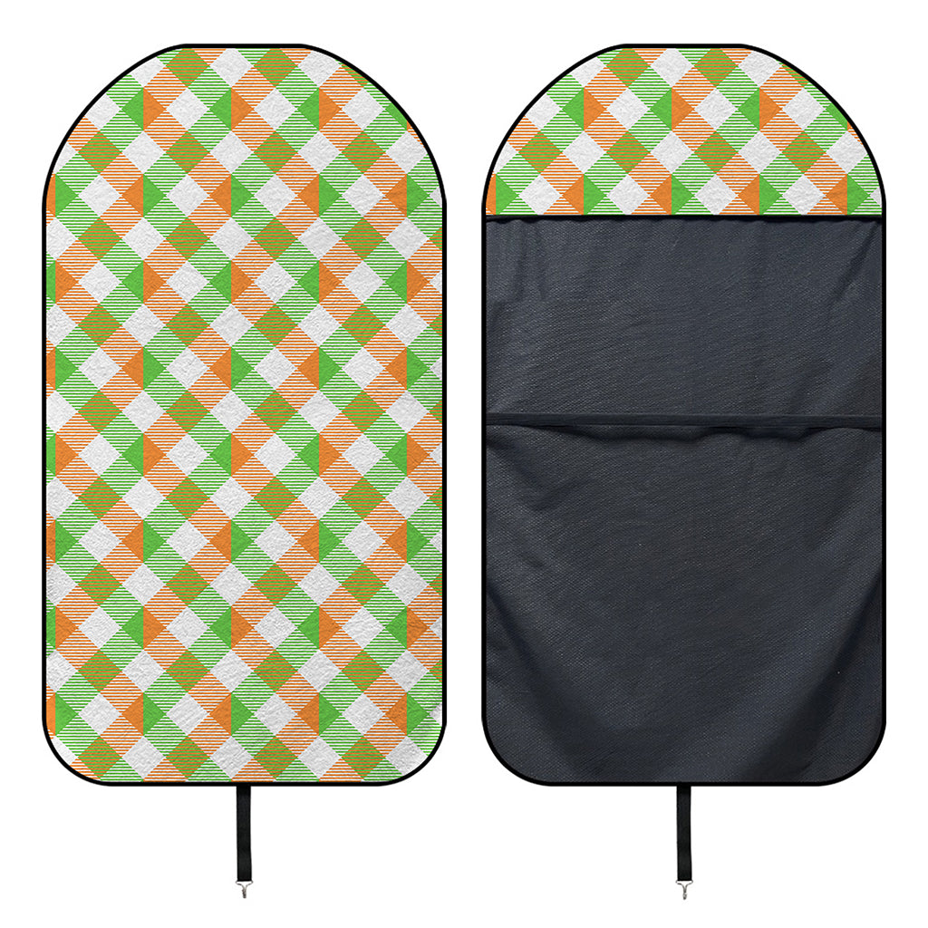 Irish Plaid Saint Patrick's Day Print Waterproof Car Seat Cover
