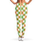 Irish Plaid Saint Patrick's Day Print Women's Leggings
