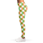 Irish Plaid Saint Patrick's Day Print Women's Leggings