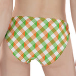 Irish Plaid Saint Patrick's Day Print Women's Panties