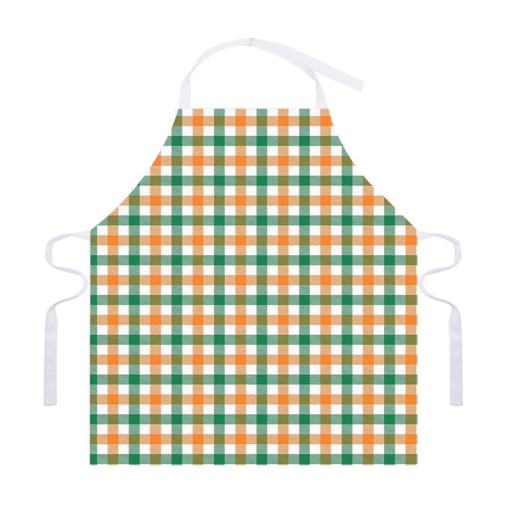 Irish Plaid St. Patrick's Day Print Adjustable Apron