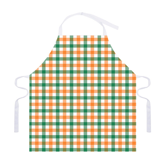 Irish Plaid St. Patrick's Day Print Adjustable Apron