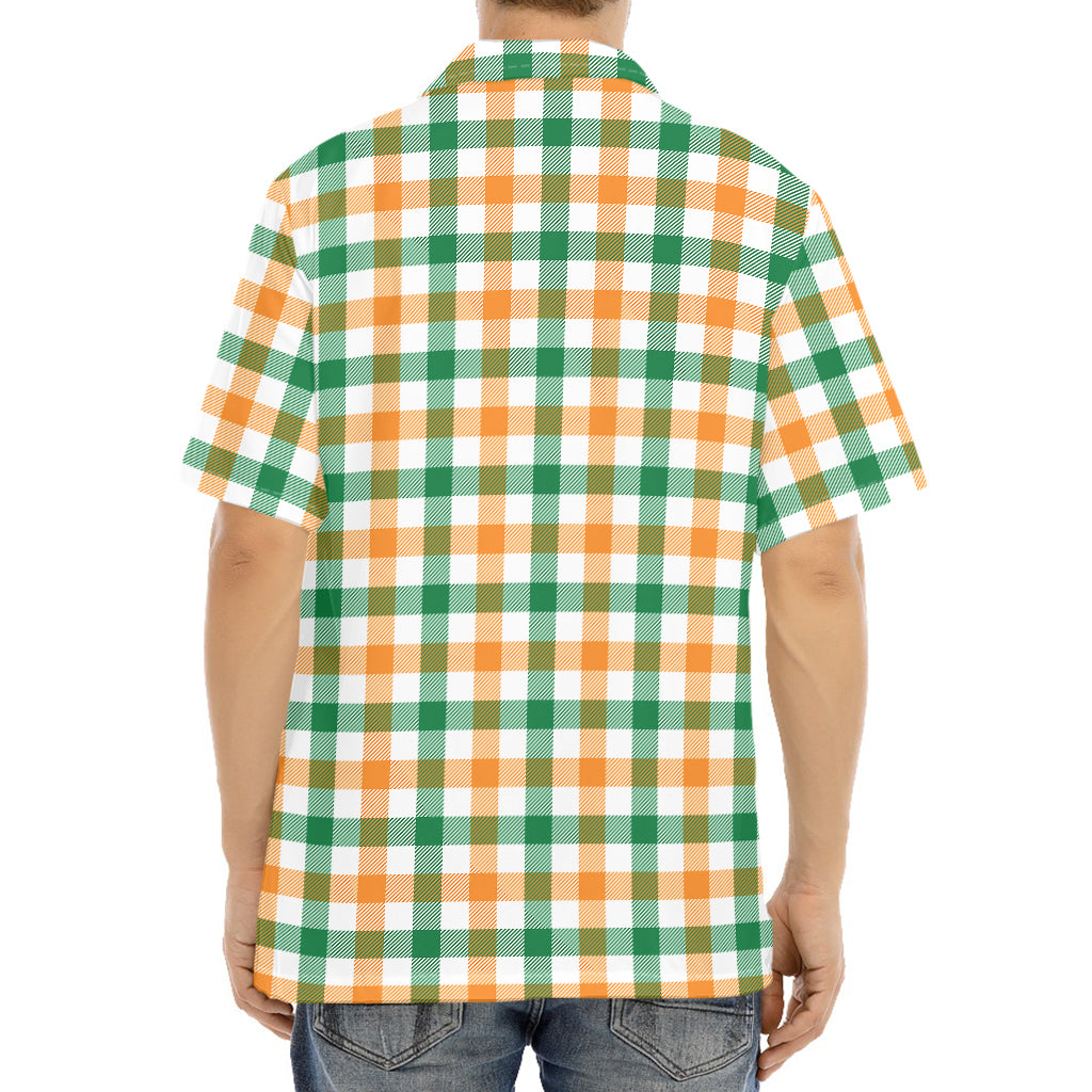 Irish Plaid St. Patrick's Day Print Aloha Shirt