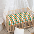 Irish Plaid St. Patrick's Day Print Baby Crib Sheet
