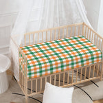 Irish Plaid St. Patrick's Day Print Baby Crib Sheet