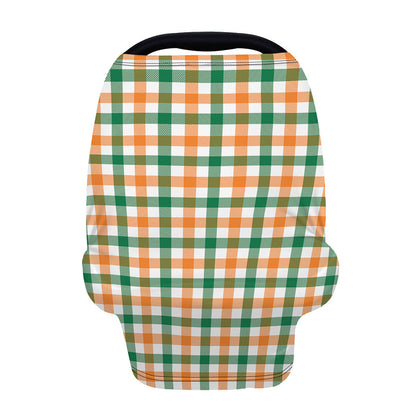 Irish Plaid St. Patrick's Day Print Baby Seat Cover
