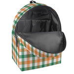 Irish Plaid St. Patrick's Day Print Backpack